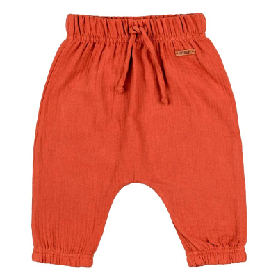 Штанишки муслиновые для малышей Leo 2003А-1 терракот 1